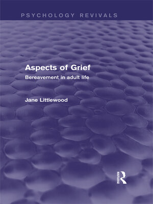cover image of Aspects of Grief